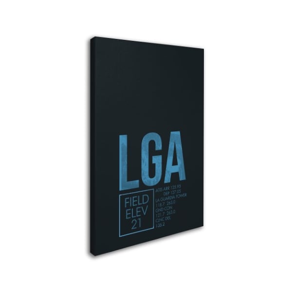 08 Left 'LGA ATC' Canvas Art,16x24